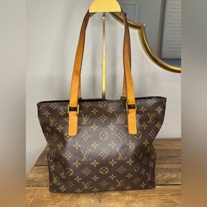 EUC Louis Vuitton cabals mezzo monogram tote with dust bag